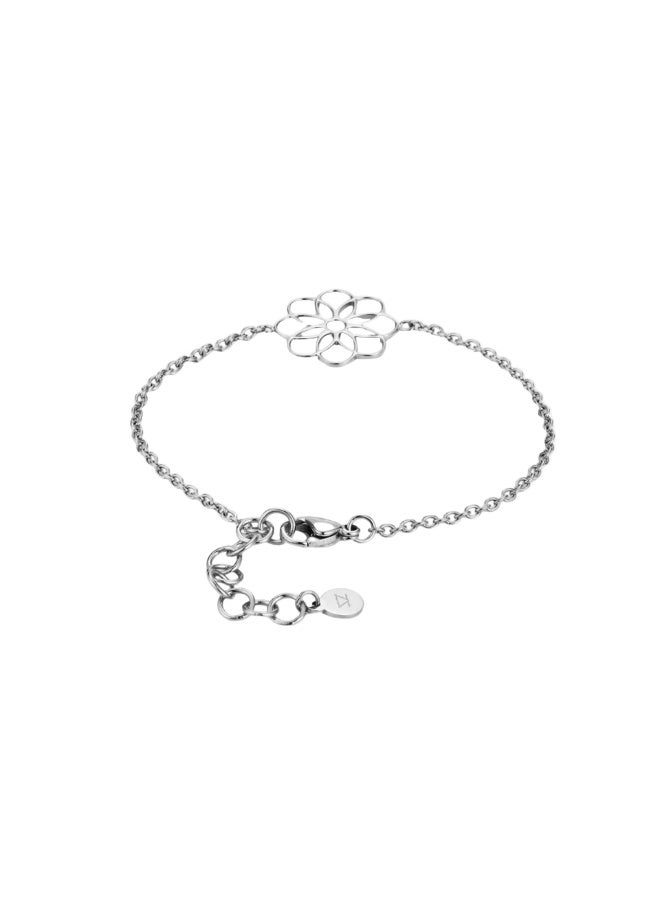 زنك سوار زينك للنساء من الفولاذ المقاوم للصدأ الفضي | ZFBR005S - Image 2