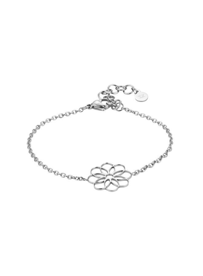 زنك سوار زينك للنساء من الفولاذ المقاوم للصدأ الفضي | ZFBR005S - Image 1