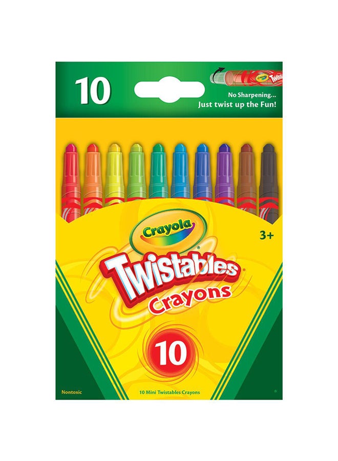 Crayola مصغّر قابل للالتواء 10 ألوان متنوعة - Image 4