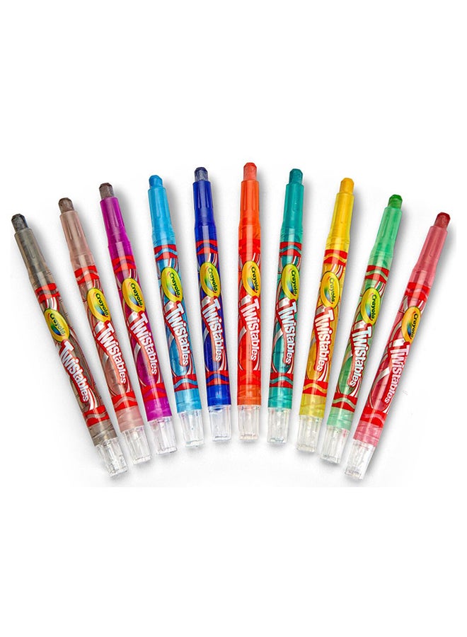 Crayola مصغّر قابل للالتواء 10 ألوان متنوعة - Image 2