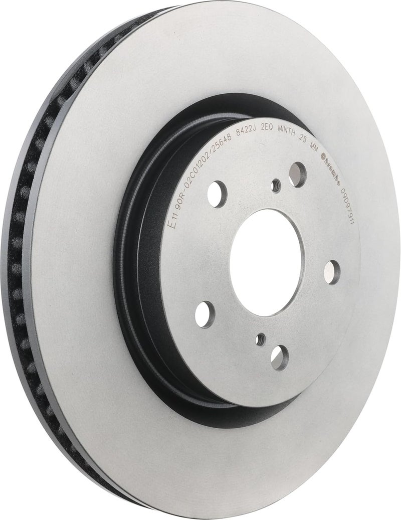 Brembo بريمبو 09.D979.11 قرص فرامل أمامي مهوى ومغطى بطبقة UV لسيارات لكزس/تويوتا - Image 1