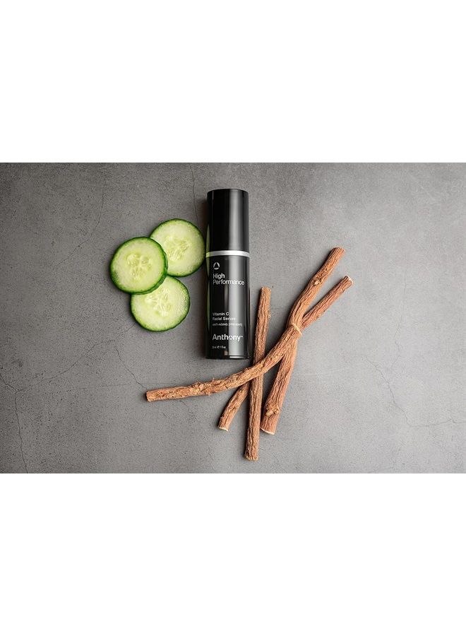 Anthony High Performance Trio Kit, Set Includes HP Continuous Moisture Eye Cream 0.5 Fl Oz, HP Vitamin C Facial Serum 0.5 Fl Oz, HP Vitamin A Hydrating Facial Lotion 0.5 Fl Oz - Image 3