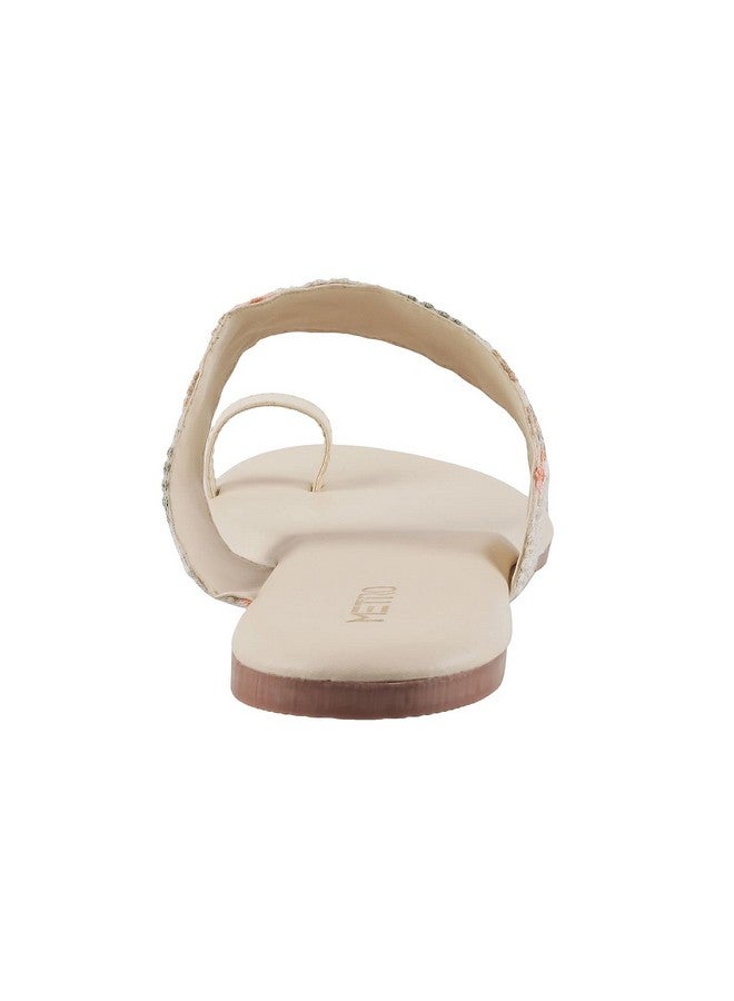 مترو صندل Metro نسائي مسطح باللون البيج مقاس المملكة المتحدة/3 الاتحاد الأوروبي/36 (32-1702) - Image 4