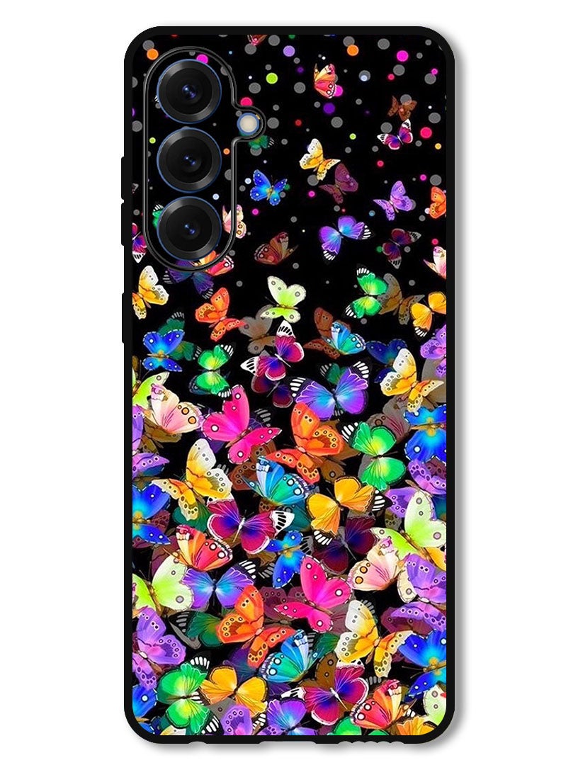 Theodor Protective Case Anti Scratch Shock Proof Bumper Cover For Samsung Galaxy S25 Small Butterflies - Image 1