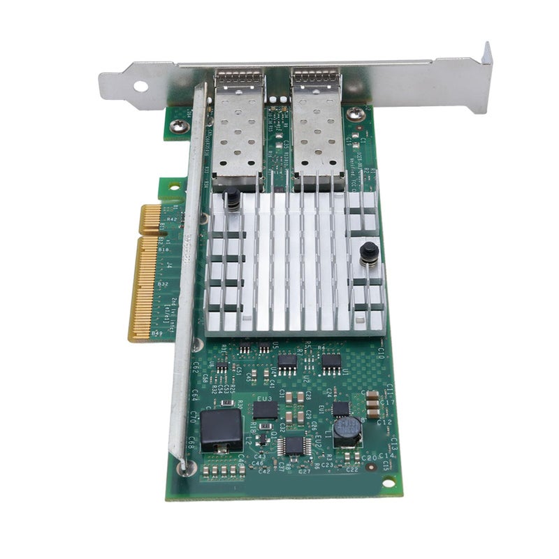 بطاقة شبكة مزدوجة المنفذ 10GbE SFP مع شريحة 82599 للخادم X520DA2 - Image 2