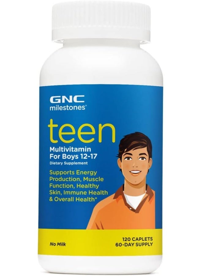 GNC Milestones Teen Multivitamin for Boys 12-17 - Image 1