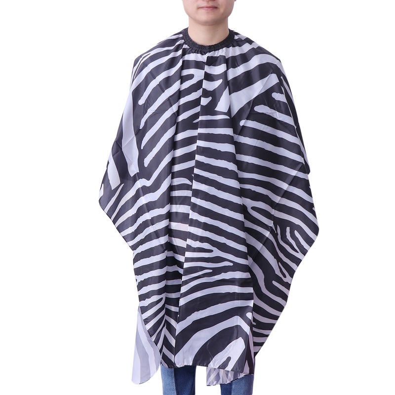 Zebra Print Barber Hair Beauty Salon Cape Hairdressing Gown - Image 4