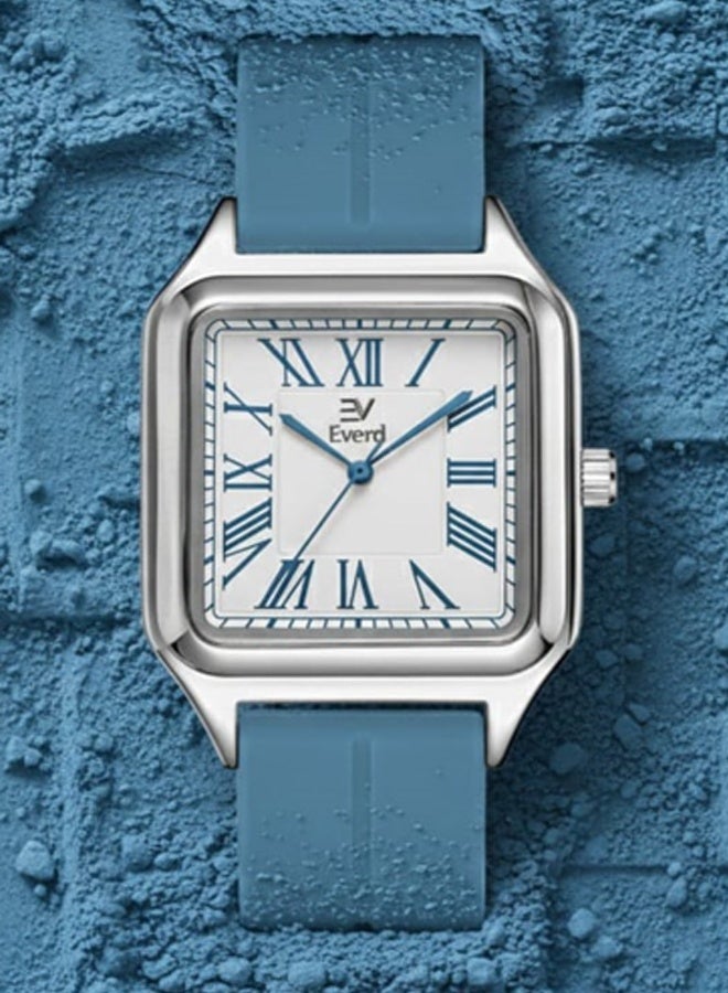 إيفيرد ساعة يد رجالية كوارتز فاخرة بتصميم عصري، مقاومة للماء ومضيئة