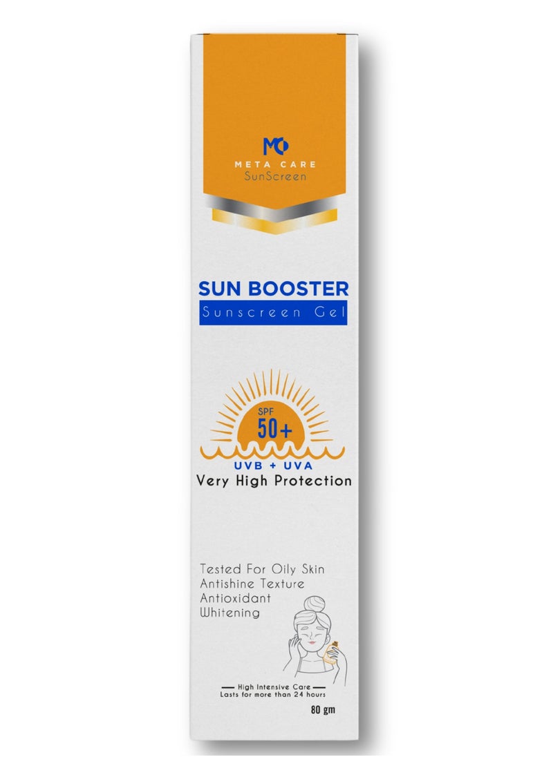Meta Care - Sun Booster Sunscreen Gel spf50+ 80 gram - Image 1