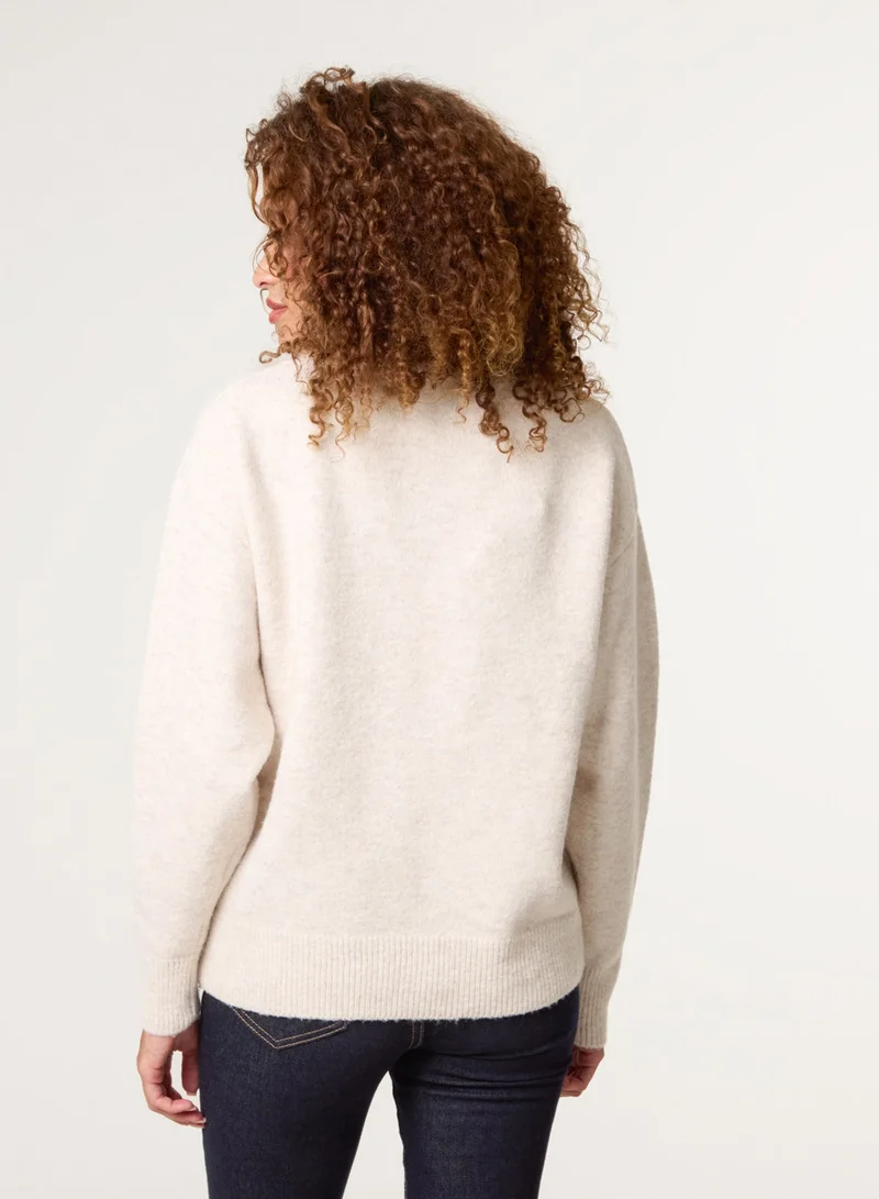 Blue Vanilla Round Neck Jumper