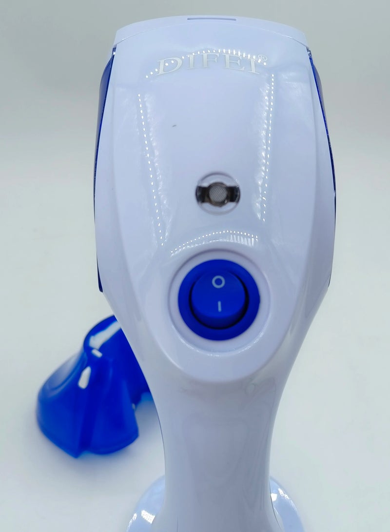 DIFEI Handheld Garment Steamer DF-019 – 1100W Portable Clothes Steamer with Temperature Control, 200ml Tank, 25s Fast Heat-Up, 12 Min Continuous Steam, Anti-Dry Burning Protection – Blue - Image 5