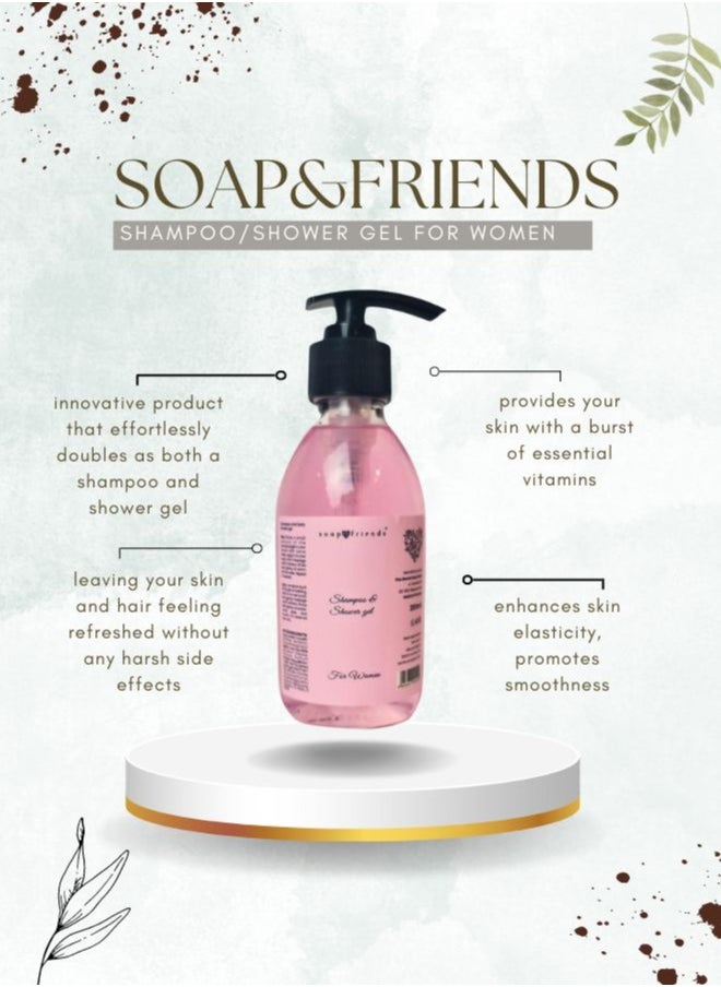 Soap&Friends - Soap&Friends Exclusive 2in1 Shampoo/Gel For Women 200 ml - Image 1