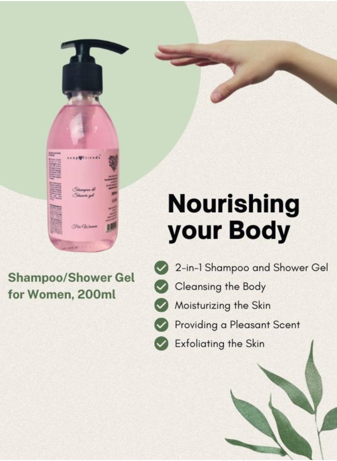 Soap&Friends - Soap&Friends Exclusive 2in1 Shampoo/Gel For Women 200 ml - Image 1