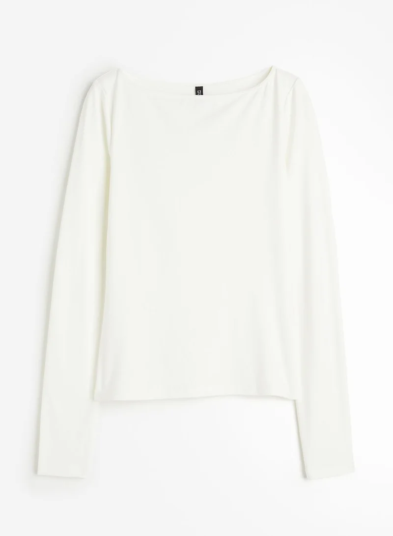 اتش اند ام Boat Neck Top