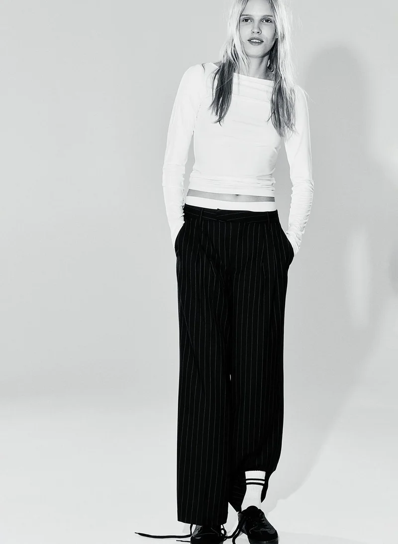 اتش اند ام Boat Neck Top
