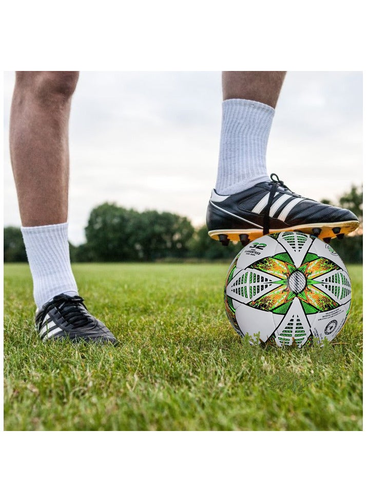 سبال كرة القدم كرة القدم للمباريات، كأس العالم، أفضل كرة مقاومة للماء في الأماكن المغلقة/الخارجية للتدريب الاحترافي والمطابقة للرجال والنساء والشباب والكبار - Image 2