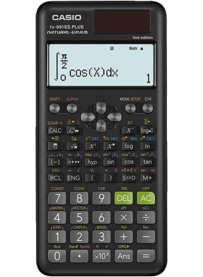 FX-991ESPLUS-2nd Edition Scientific Calculator - Black