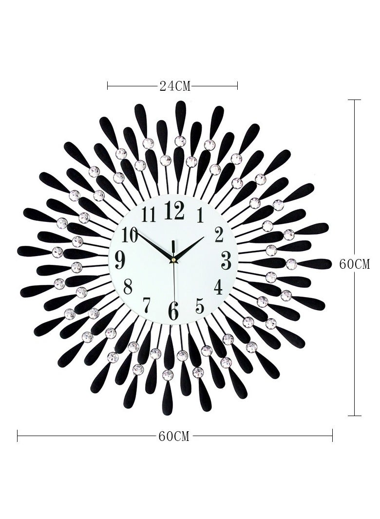 Personalized light luxury silent wall clock 60cm*60cm - Image 2