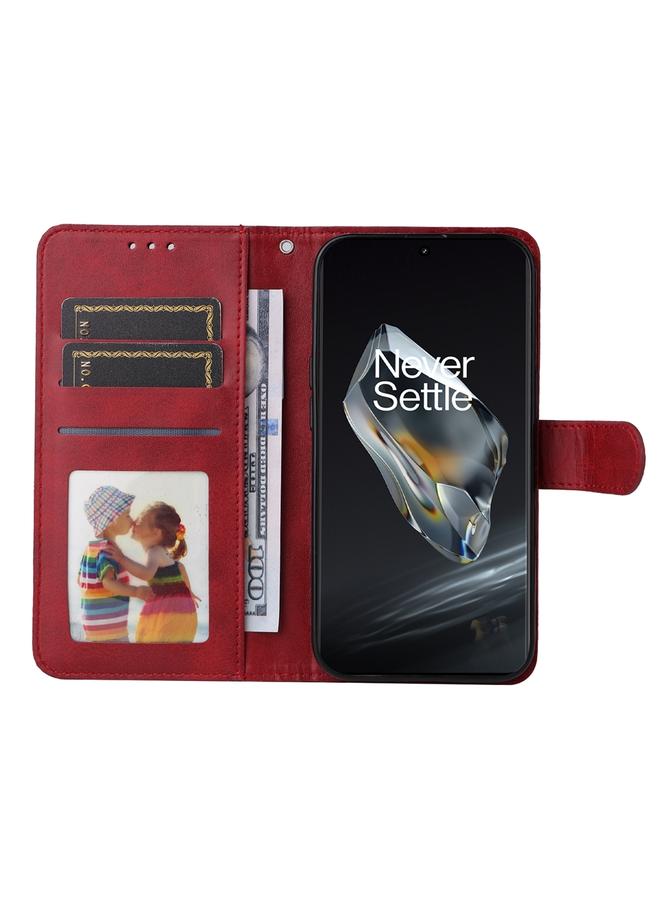 S-TOP Case For OnePlus 12R Classic Calf Texture Flip Leather Phone Case - Image 4