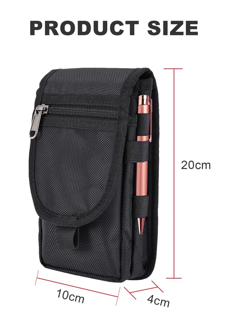 SYOSI - Belt Pouch Smartphone Pouch Waist Bag Tool Holder Pouch Cell Phone Holster Men Women Waist Pocket Gifts for Sports Hiking Camping Barbeque Rescue Work Tool Belt Attachment - Image 1