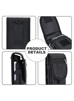 SYOSI Belt Pouch Smartphone Pouch Waist Bag Tool Holder Pouch Cell Phone Holster Men Women Waist Pocket Gifts for Sports Hiking Camping Barbeque Rescue Work Tool Belt Attachment  - Image 4