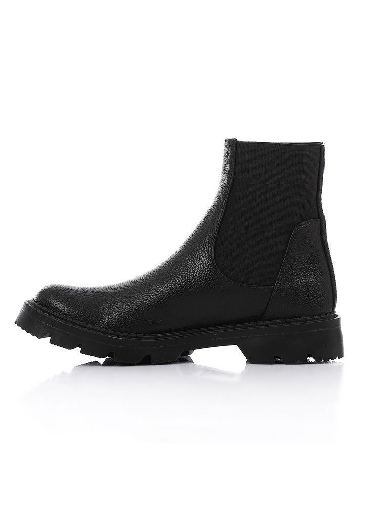 Mr.joe MR Joe Genuine leather Chunky Chelsea Boots for Everyday Style 3726 black  - Image 3