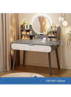 Dressing Table Makeup Mirror With Lights And 3 Drawers