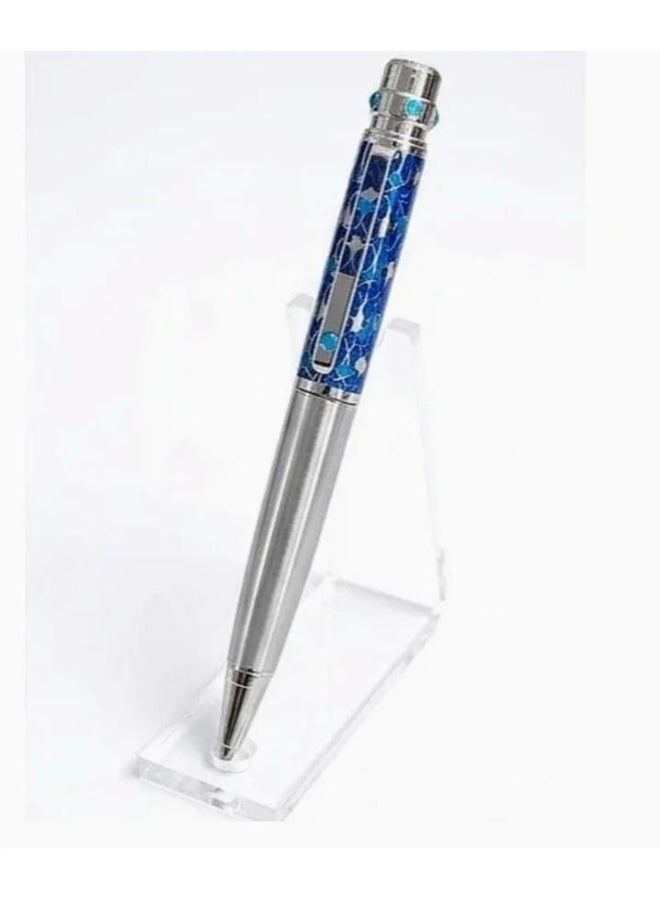 A pen with a luxurious design, heavily inspired by the styles of high-end brands.
