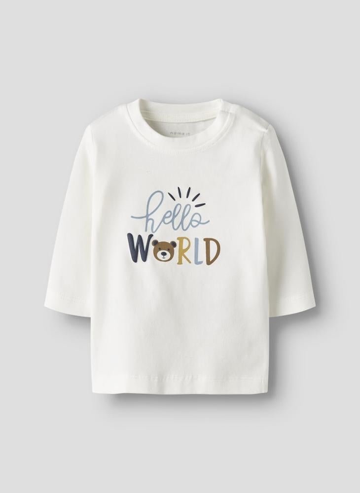NAME IT Kids Nbmkillo Hellow World T-Shirt  - Image 1