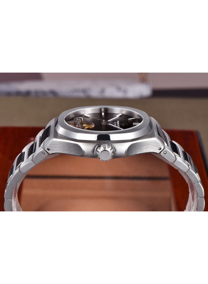 PAGANI DESIGN Business Men's Luxury Watch PD-YS025, Imported High-Quality Mechanical Movement, Skeleton Tourbillon, Sapphire Glass Crystal, Stainless Steel Strap, Fashion Luxury Watch - Image 3