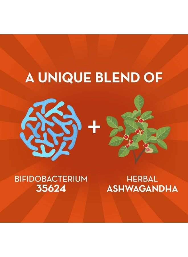 Align بروبيوتيك، تخفيف الهضم، بروبيوتيك للنساء والرجال مع أشواغاندا، يساعد في الاستجابة الصحية للتوتر، خالي من الغلوتين، خالي من الصويا، نباتي، 21 كبسولة - Image 3