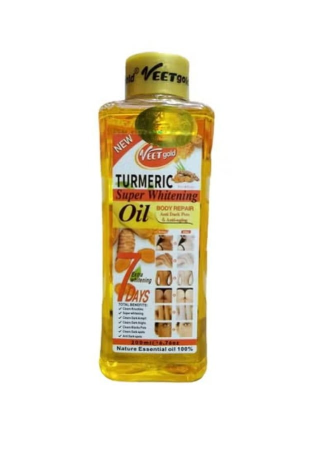Veet gold Turmeric Super Whitening Oil 200 ML