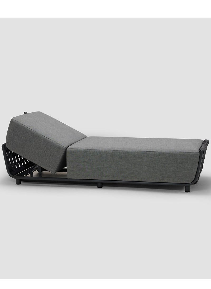 AL HUZAIFA FURNITURE Hug Outdoor Chaise Lounge Fully Upholstered  - Image 1