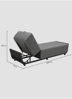 AL HUZAIFA FURNITURE Hug Outdoor Chaise Lounge Fully Upholstered  - Image 5