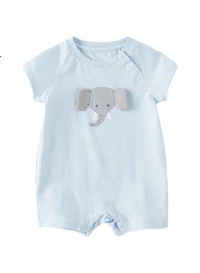 Dave & Bella Baby Clothes Summer Newborn Short-Sleeve Bodysuit, Baby Romper, Boy'S Onesie - Image 1