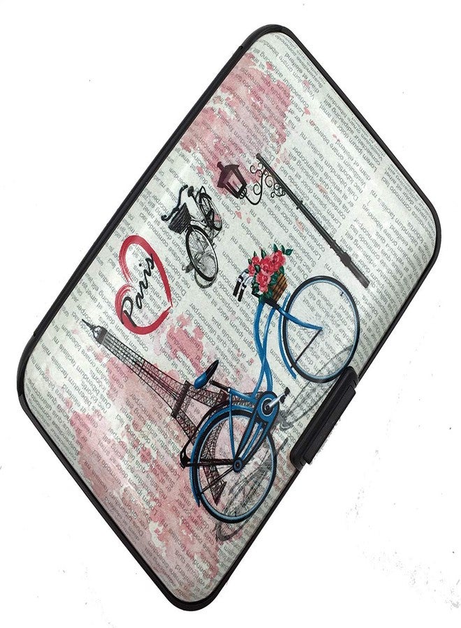 BFL RFID Credit Card Holder for Women or Men, Theft Proof Credit Card Holder, Slim Design Fits in Pocket (Bicycle) - Image 2