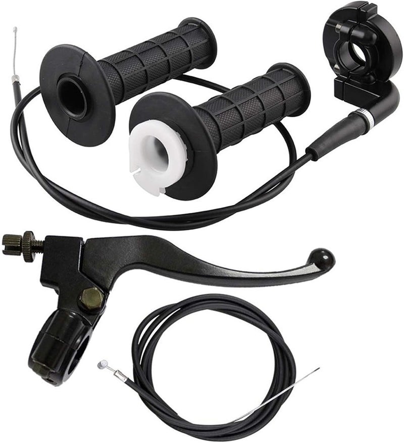 LIYYOO Throttle Cable, Twist Throttle, Right Brake Lever and Handle,Brake Cable, for Mini Bike XR80 XR100 CRF70 CRF80 CRF100 Pit Dirt Motor Bike,Mb165 Mb200 196cc 200cc 5.5hp 6.5hp Bike - Image 2
