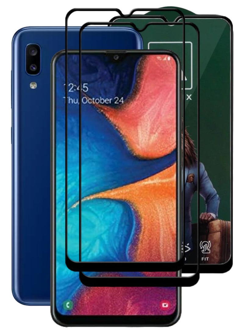 ACLIX 2 Pieces Antistatic ESD Dustproof Premium Quality High Definition Tempered Glass Screen Protector Designed For Samsung Galaxy A20 - Image 1