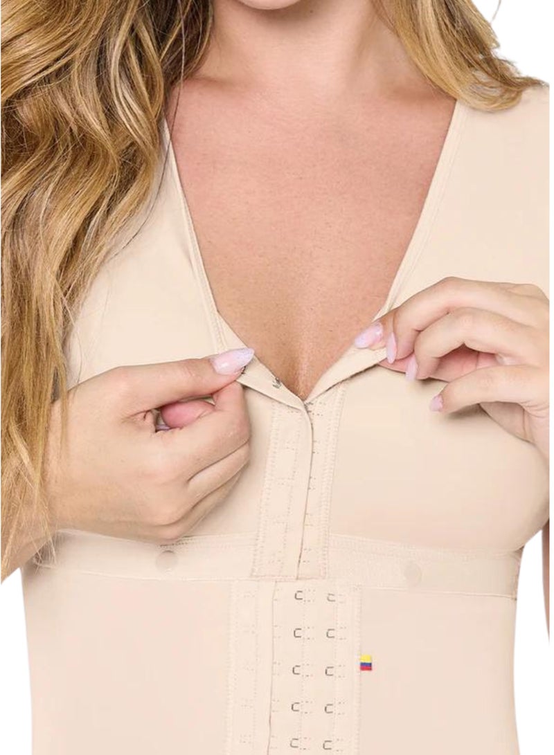 Mariae Fajas Comfort shapewear with bra- Beige High back coverage  - Image 3