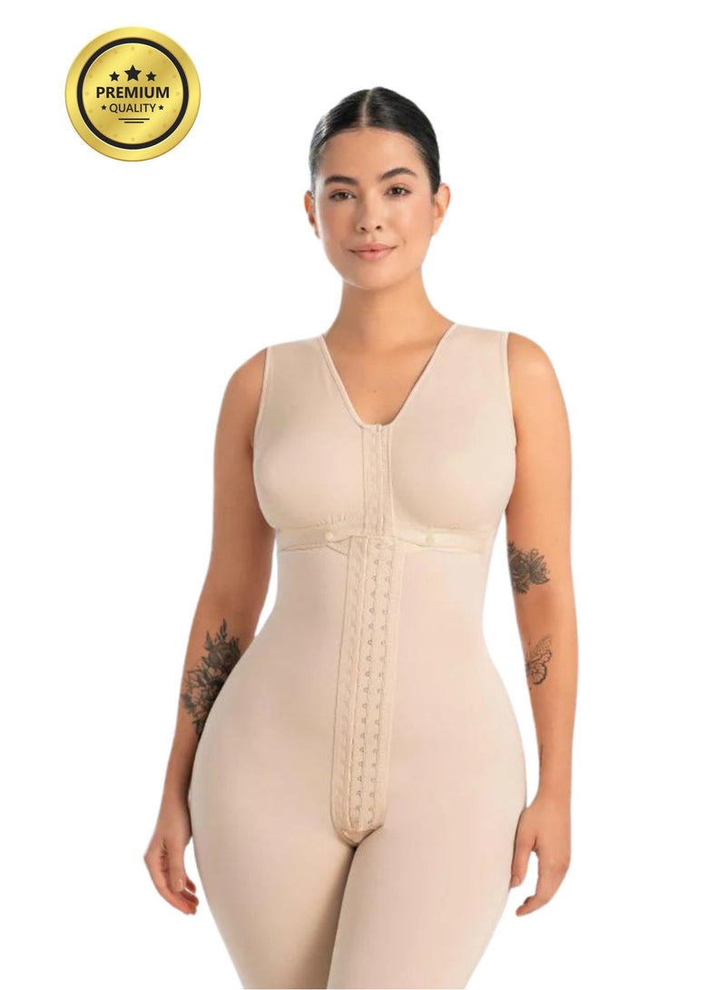 Mariae Fajas Comfort shapewear with bra- Beige High back coverage - Image 5