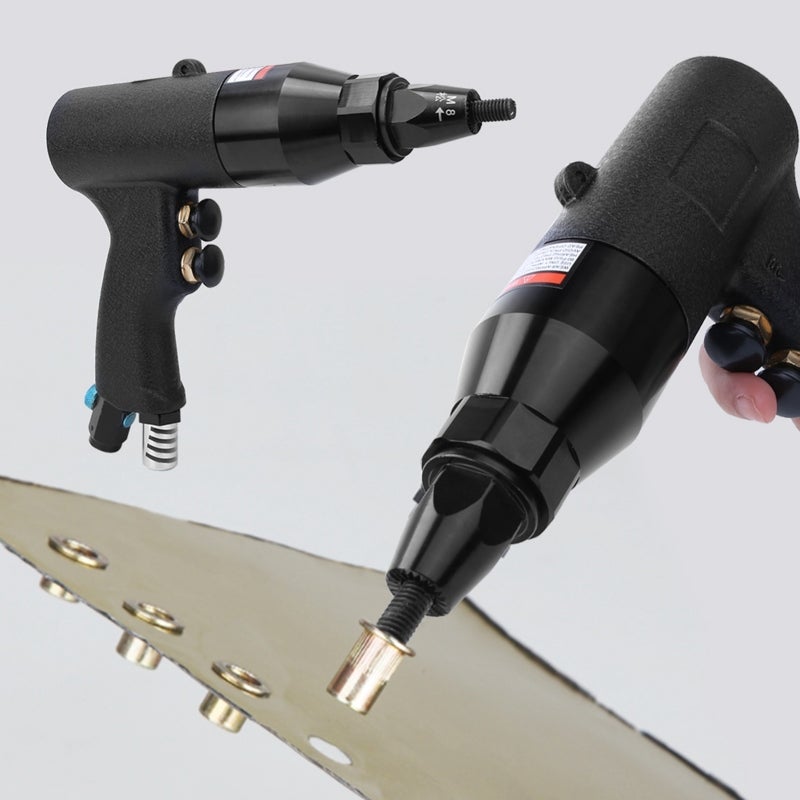 Air Rivet Gun M6-M8 750rpm Thread-Screw Quick Tip Replacement - Industrial-Grade Labor-Saving Compressed Air - Adjustable Rotation for Efficient Riveting - Image 5