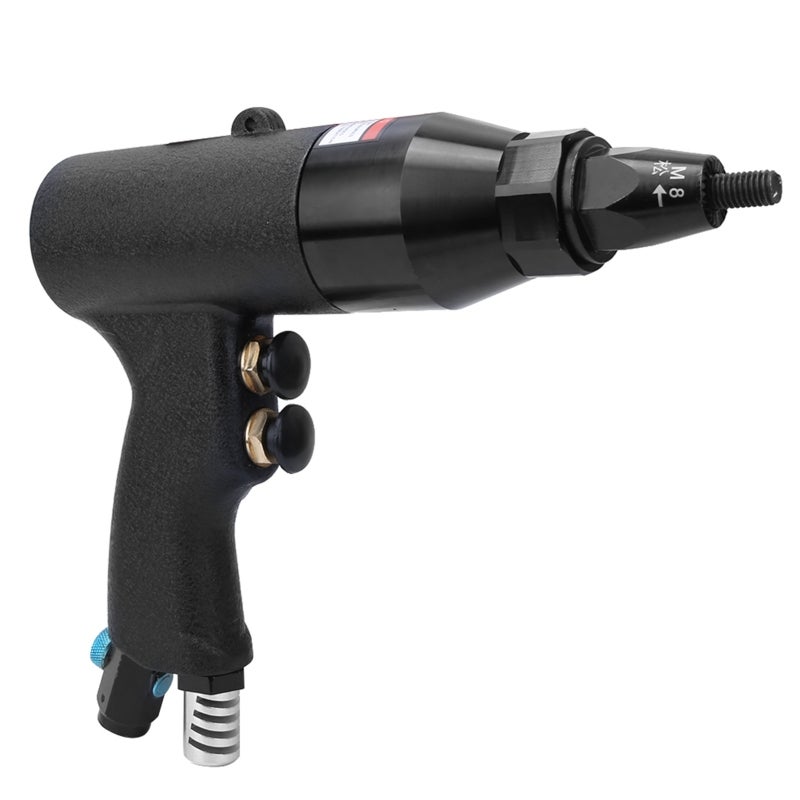 Air Rivet Gun M6-M8 750rpm Thread-Screw Quick Tip Replacement - Industrial-Grade Labor-Saving Compressed Air - Adjustable Rotation for Efficient Riveting - Image 3