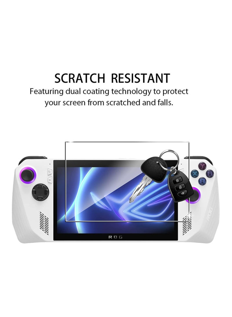 2 Pack Screen Protector for ASUS ROG Ally Handheld 7 Inch 2023 Tempered Glass Transparent Ultra HD Anti-Scratch Anti-Fingerprint  - Image 3