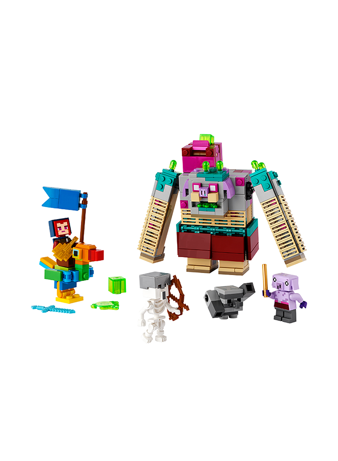ليغو 21257 Minecraft Legends The Devourer Showdown Set Featuring Popular Characters, Action Hero Figure Toy For Kids And Gamers, Gift For Boys And Girls 8 Years Old And Over (420 Pieces)