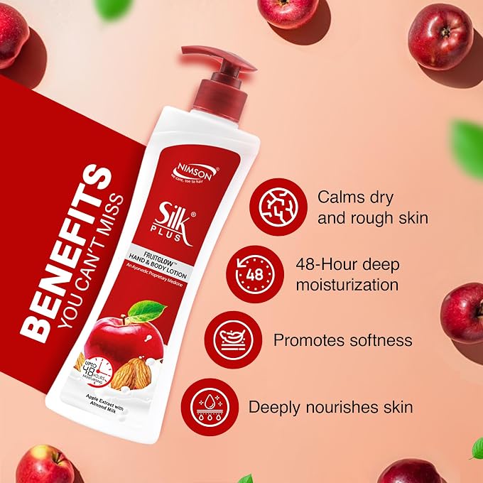 Aryanveda Nimson Fruit Glow Hand & Body Lotion 500ml - Image 2