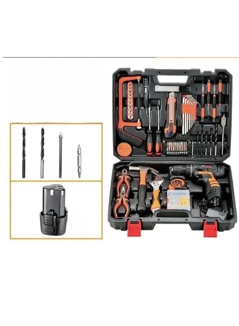 Denx Cordless screwdriver set of 44 pieces with bag - Image 5