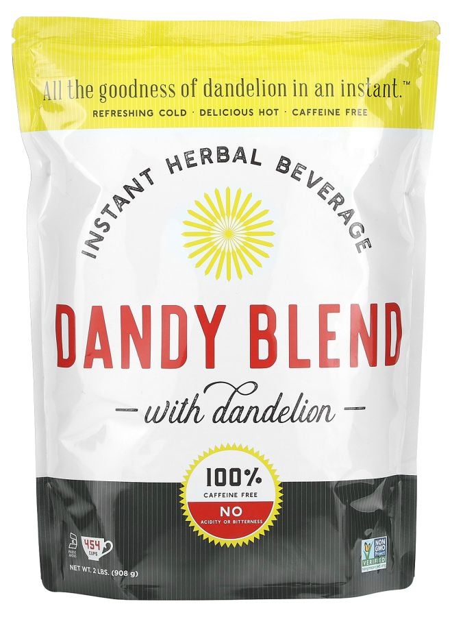 Instant Herbal Beverage with Dandelion Dandy Blend Caffeine Free 2 lbs (908 g)