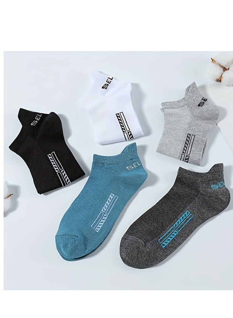 حدد الآن جوارب رجالي للكاحل من القطن الغني بشبكة مسامية وناعمة ومريحة للاستخدام اليومي - Image 3