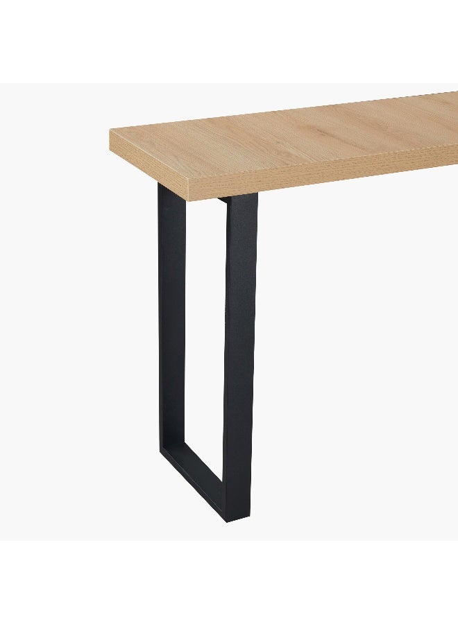 Home Box Iris Console Table - Natural Wood Finish - Image 5