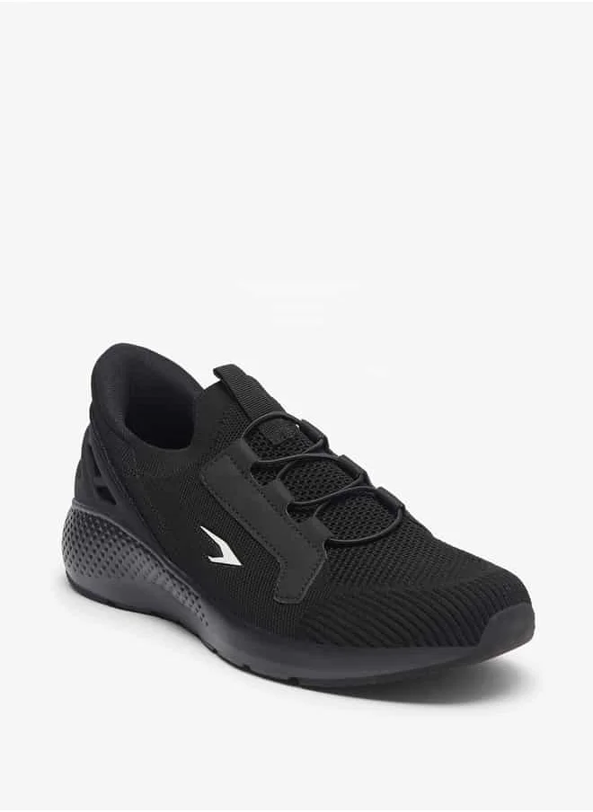 داش Men Panelled Lace-Up Sports Shoes